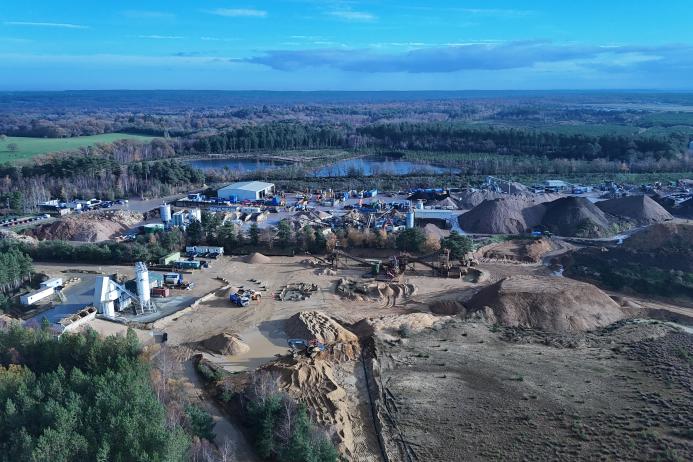 Collard Group now own and operate a 40-acre quarry in Eversley, Hampshire
