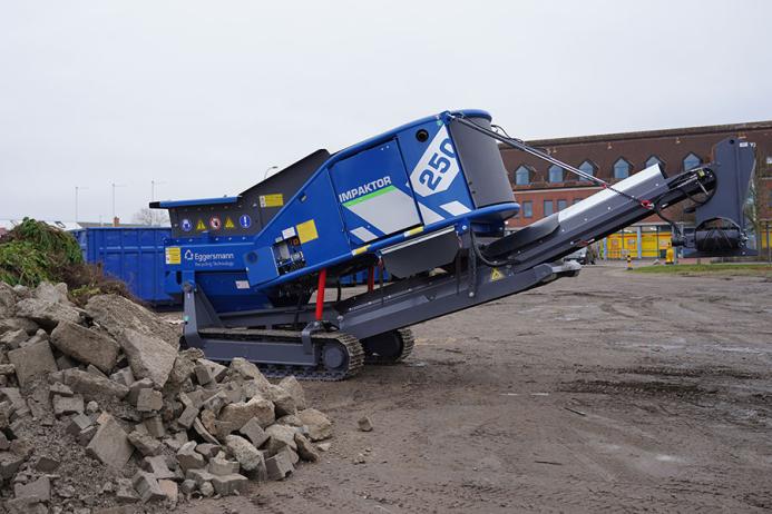 Eggersmann Impaktor 250 mobile crusher 