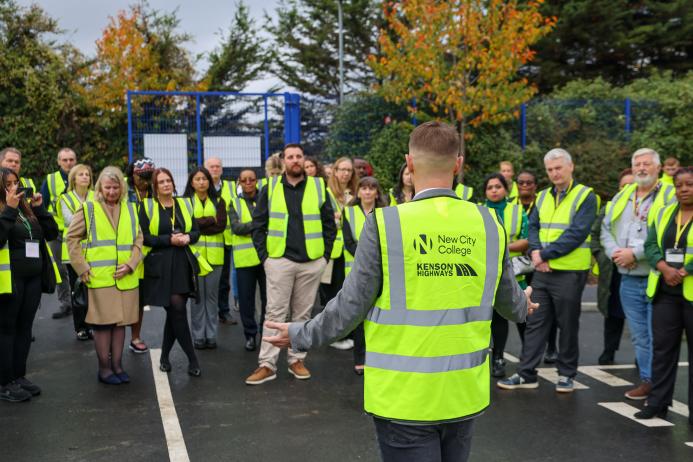 Heidelberg Materials UK have donated more than 200 tonnes of asphalt to help construct a realistic road for training scenarios