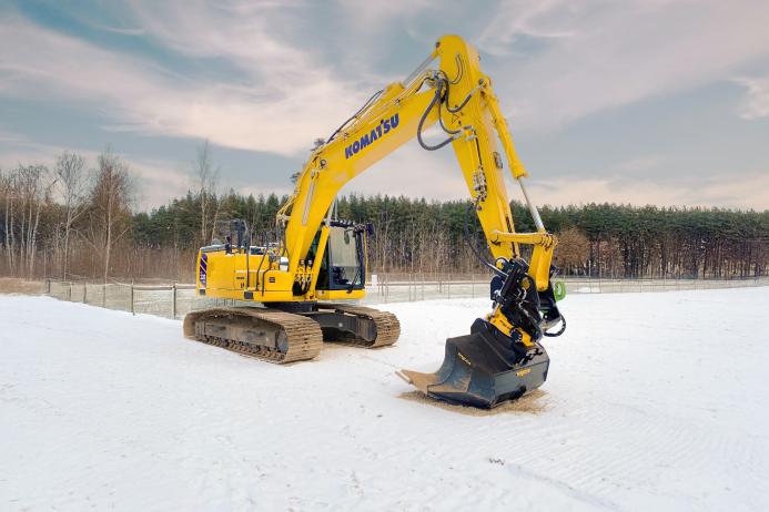 Moving forward – Komatsu’s Dash-12 excavators will benefit from engcon’s seamless tiltrotator technology integration