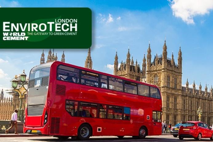 EnviroTech 2026 will take place in central London in March, bringing cement producers and technology suppliers together to discuss decarbonization