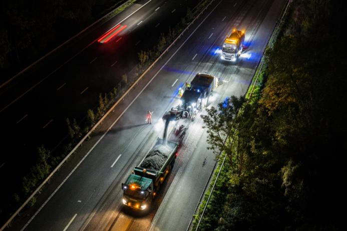 Works involved precision overnight road planing followed by resurfacing to deliver a durable, high-quality road surface on the M4 motorway