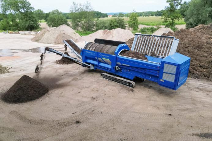 The Eggersmann Terra Select T 60 trommel screen, available from Molson Green