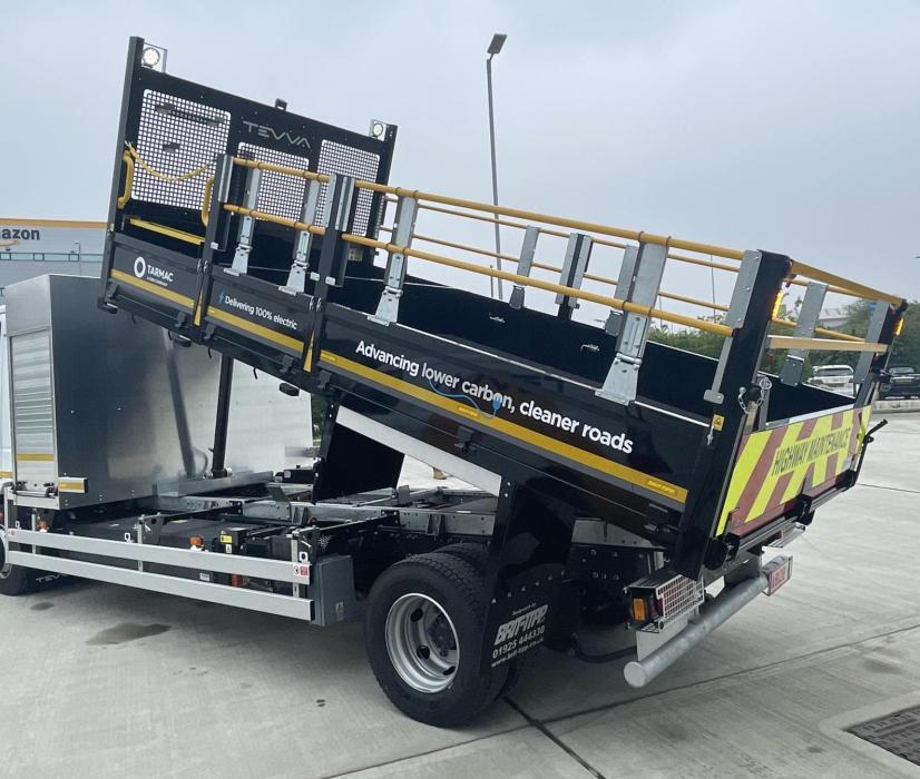 Brit-Tipp completed this first electric tipper body integration