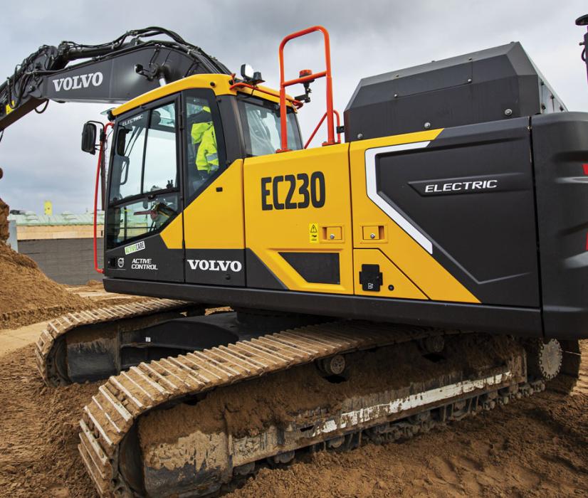 The 23-tonne, battery-powered Volvo EC230 Electric excavator