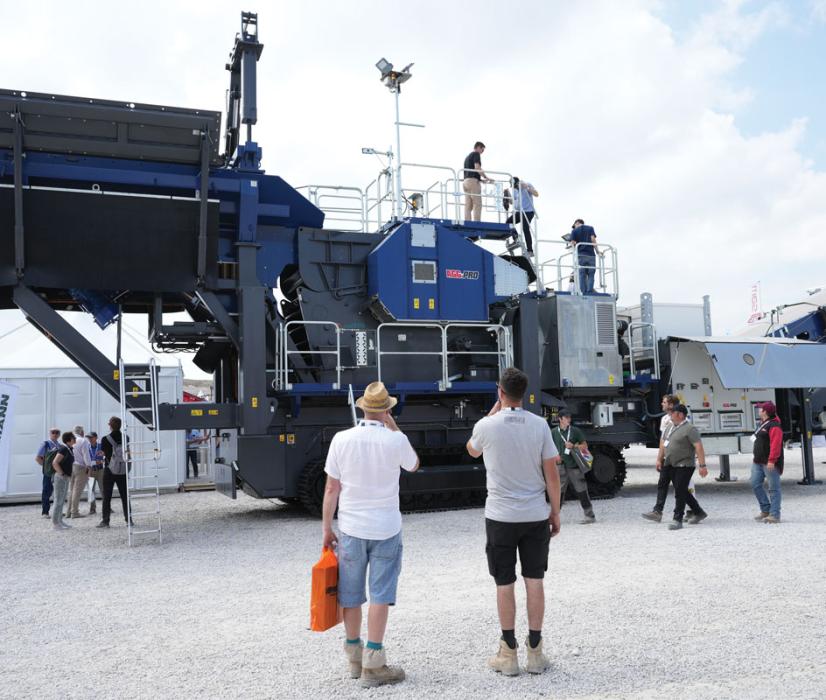 The 108-tonne Jonsson L130 jaw crusher