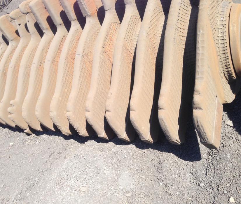 Corewire - sinter crusher worn