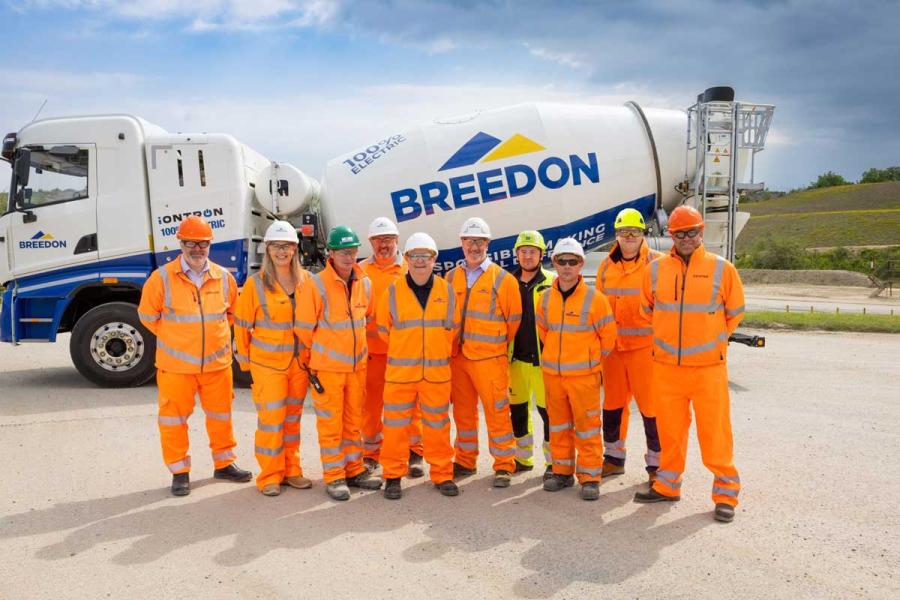 Breedon trial fully electric ready-mix concrete vehicle | Agg-Net