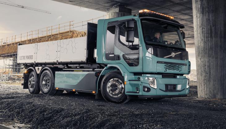 Volvo FE Electric 6x2 tipper Volvo FE Electric tipper