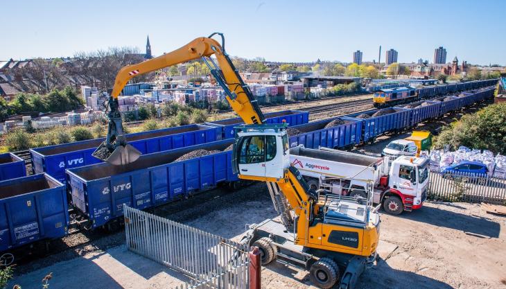 Aggrecycle will bring in construction and demolition waste by rail Aggrecycle will bring in construction and demolition waste by rail