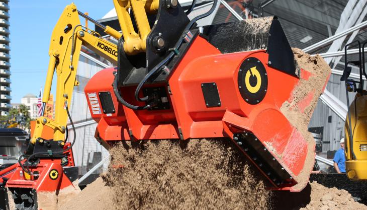 ALLU machinery attachment ALLU attachment