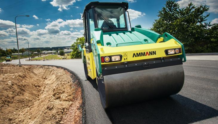 Ammann ARX 110 articulated heavy tandem roller