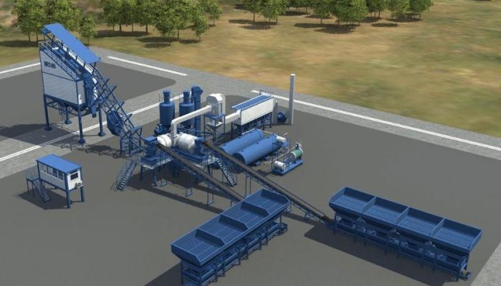 Berkshire Engineering BES80 asphalt plant Berkshire Engineering asphalt plant