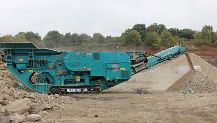 Powerscreen 300 mobile jaw crusher