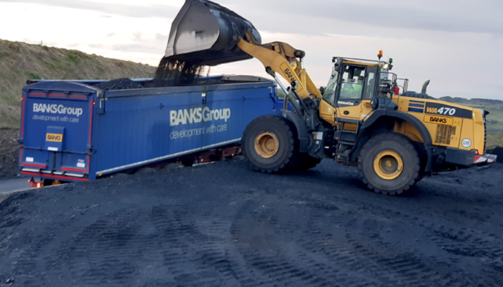Work taking place at Bradley surface mine Bradley