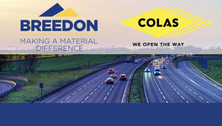 The new joint venture has secured a place on the Pavement Delivery Framework for National Highways Breedon and Colas JV
