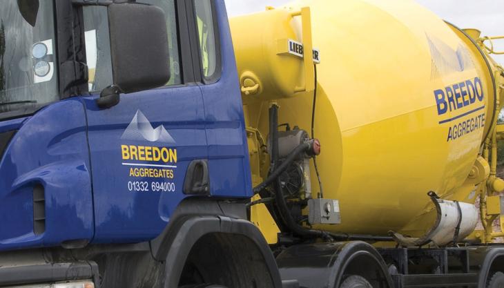 Breedon Aggregates truck mixer