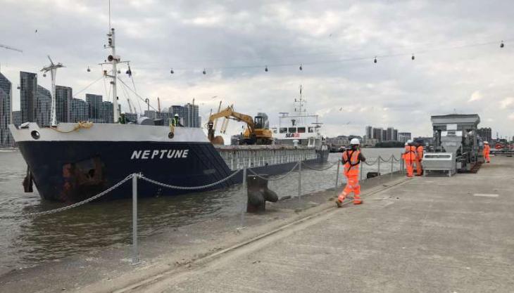 Neptune self-discharging coaster vessel