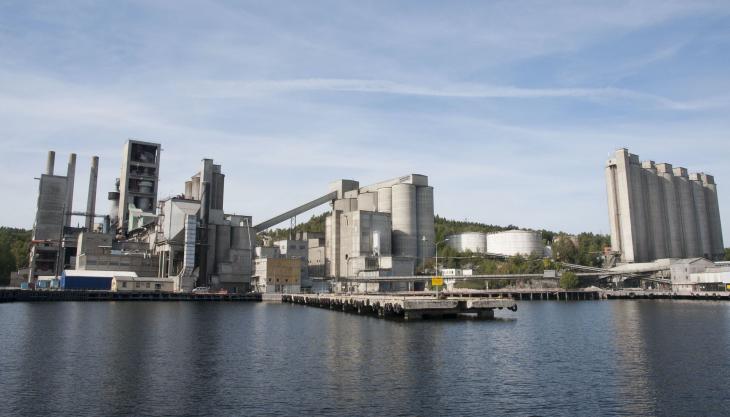 Brevik cement plant