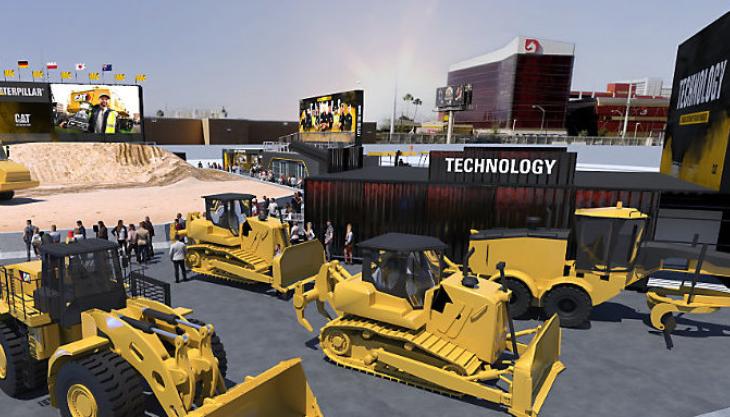 Caterpillar booth at Conexpo 2023