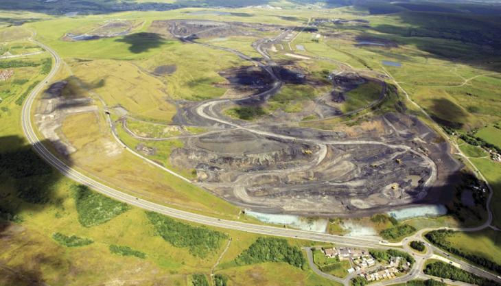 Ffos-y-frant land reclamation site
