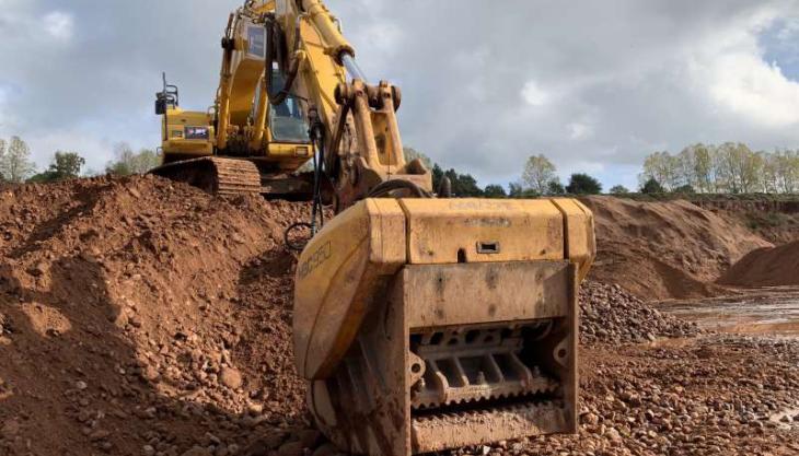 JPE's Hartl HBC950 crusher bucket Hartl crusher bucket
