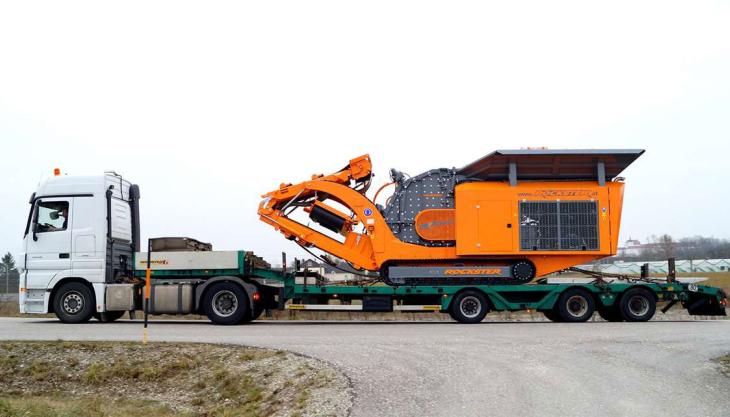 Rockster R700S impact crusher 