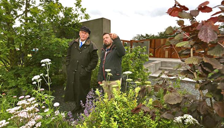 Duke of Devonshire with Paul Hervey-Brookes