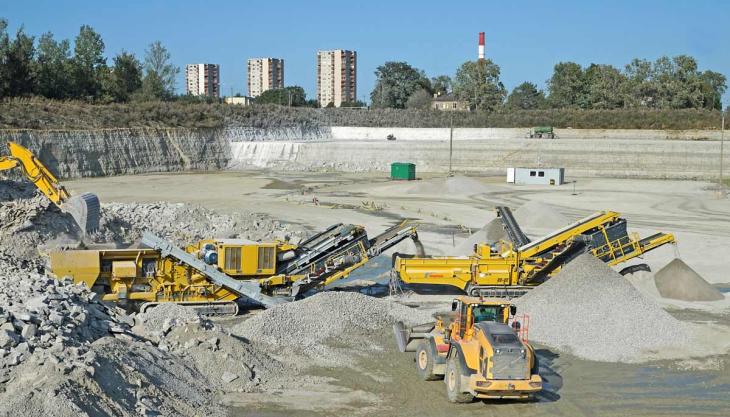 Keestrack machines at Vao Quarry in Estonia