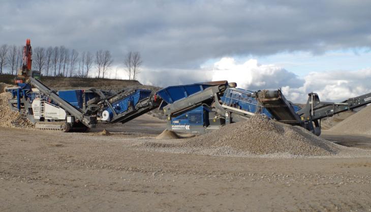 Kleemann crushing and screening equipment