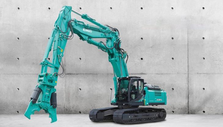 Kobelco demolition machine