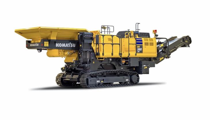 Komatsu BR380JG-3 mobile jaw crusher