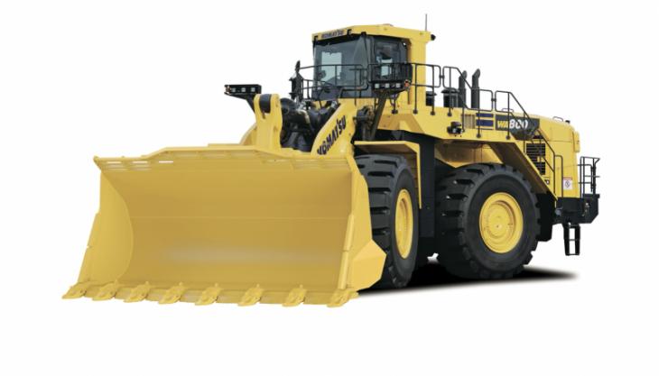 The new Komatsu WA800-8 wheel loader Komatsu WA800-8 wheel loader