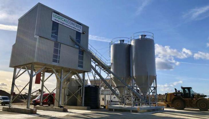 Logical Concrete's new plant at Thorney, near Peterborough Logical Concrete