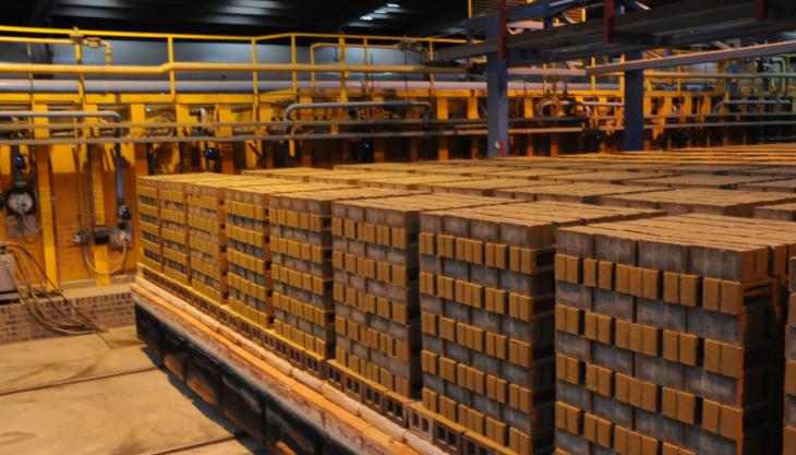 Production has restarted at Ibstock Brick’s Laybrook factory Laybrook brick factory
