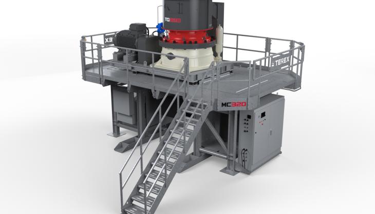The MC320 cone module from Terex MPS Terex MC320 cone crusher