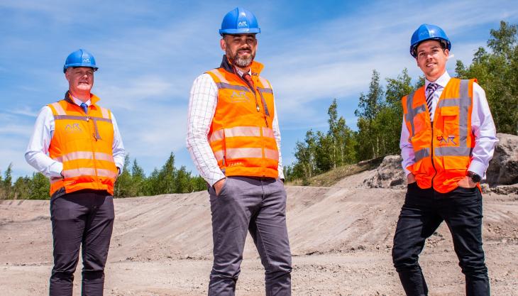 Left to right: Richard Dolman; Mike Henderson; and Matt Munro of AR Demolition Left to right: Richard Dolman; Mike Henderson; and Matt Munro of AR Demolition
