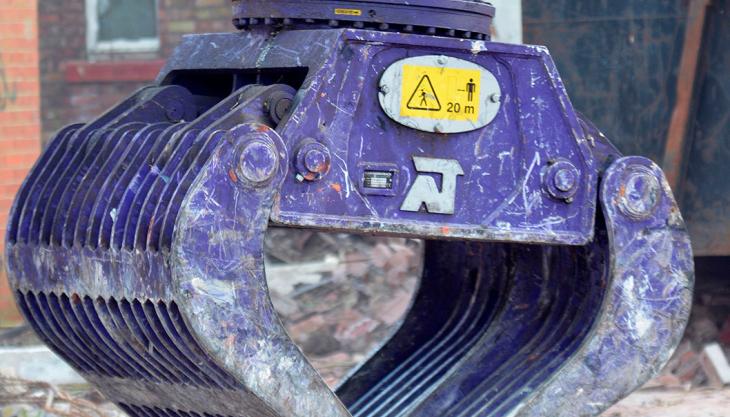 Hydraram appoint Northerntrack as new sole UK dealer Hydram demolition attachment