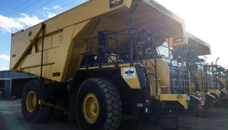 Autogate for Komatsu rigid dumptruck