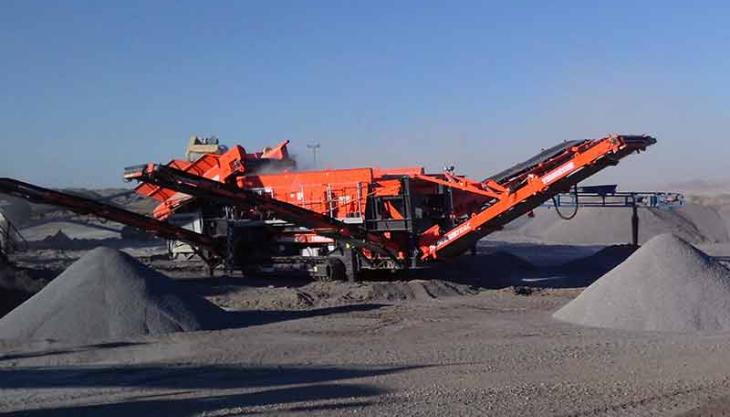 DynamiTrac TDH6118 triple-deck screen DynamiTrac TDH6118 triple-deck screen