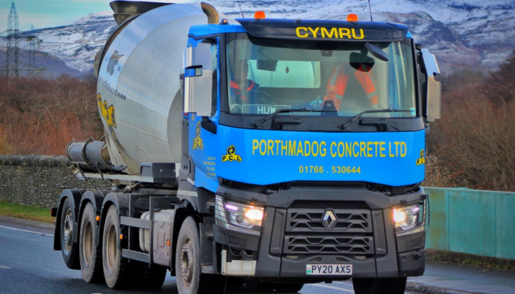 Porthmadog Concrete have been acquired by TG Concrete Porthmadog Concrete truckmixer