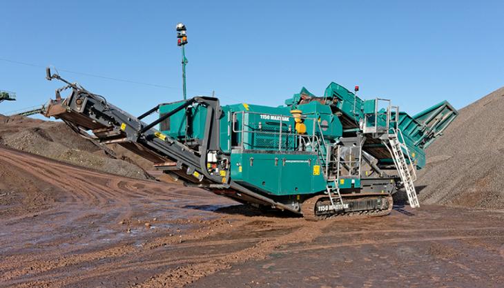 Powerscreen Maxtrak 1150 cone crusher