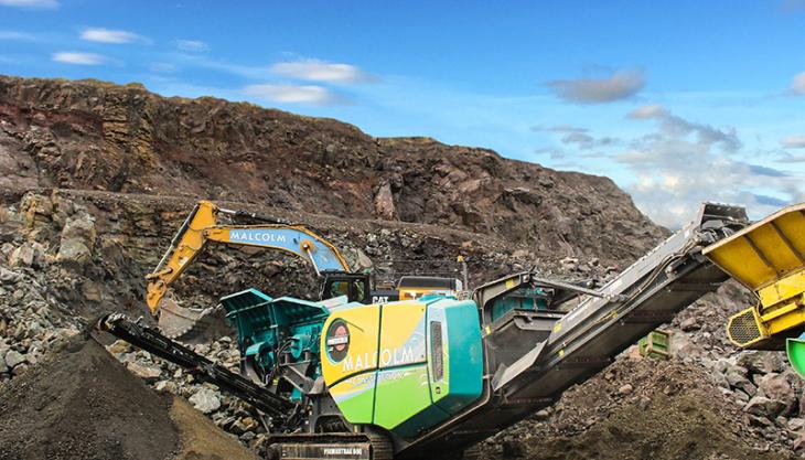 Powerscreen Premiertrak 600 mobile jaw crusher