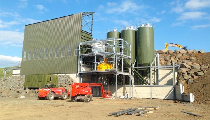 Concrete batching plant