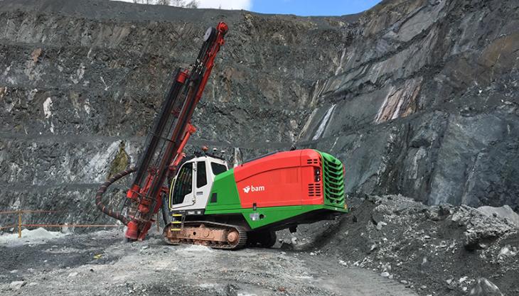 Sandvik DI550 drill rig