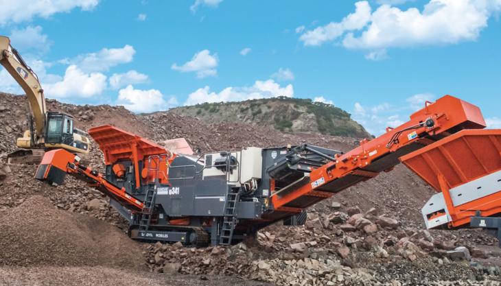 Sandvik QJ341+ mobile crusher