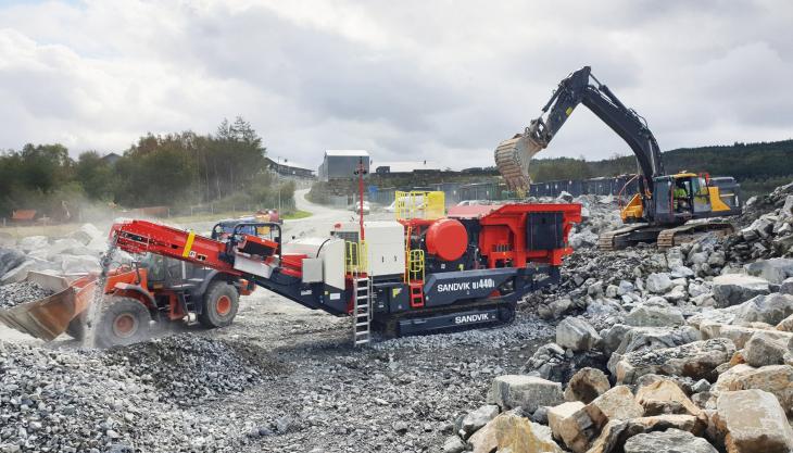 Sandvik UJ4401 jaw crusher