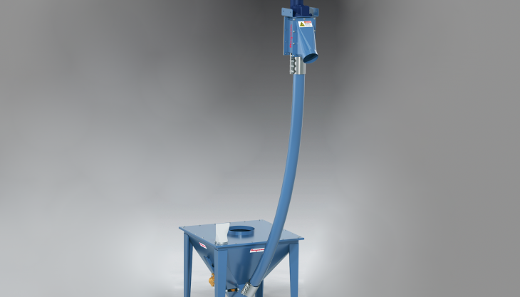 Flexicon’s new, all-steel, abrasion-resistant flexible screw conveyor Flexicon abrasion-resistant flexible screw conveyor