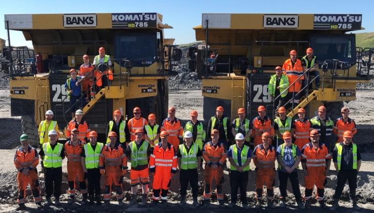 Shotton site safety milestone Shotton site safety milestone