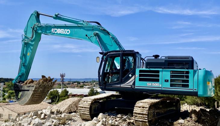The new 50-tonne Kobelco SK500LC-11 crawler excavator Kobelco SK500LC-11 crawler excavator